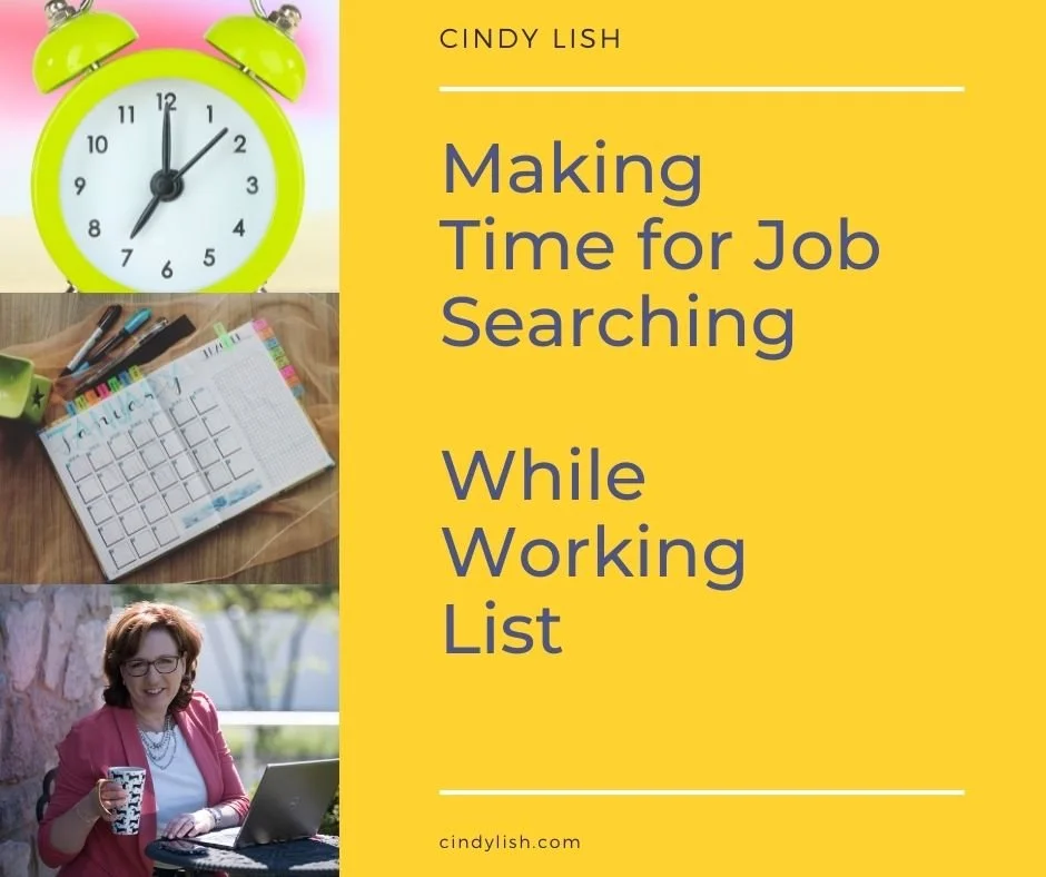 Making Time for Job Searching While Working