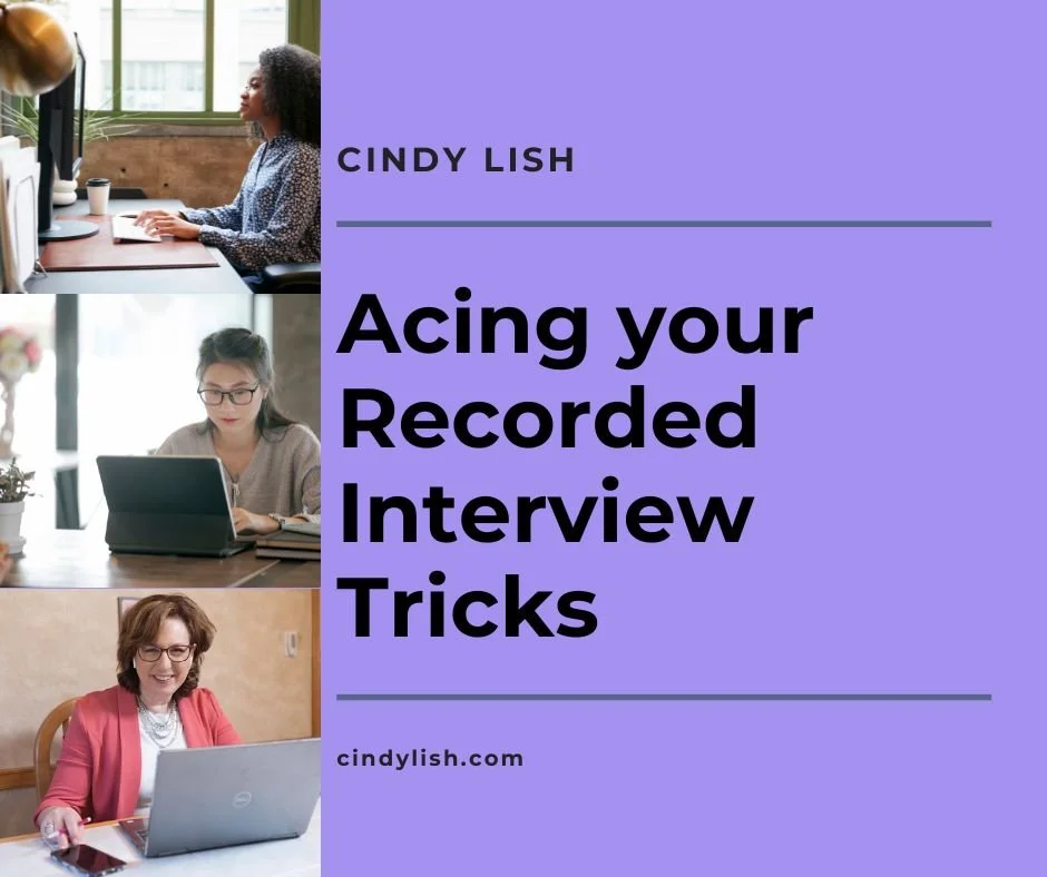 Tips for Acing your Recorded Interview