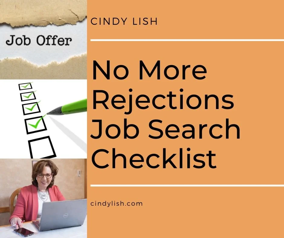 No More Job Search Rejections Checklist 