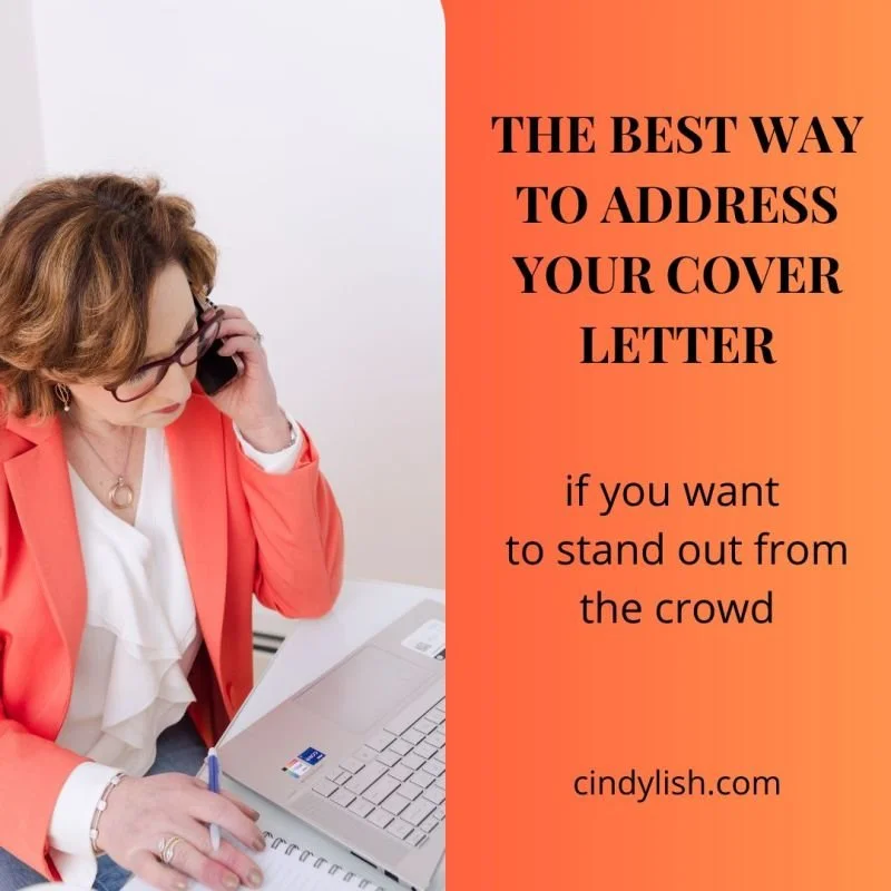 The Best Way  to Address Your Cover Letter