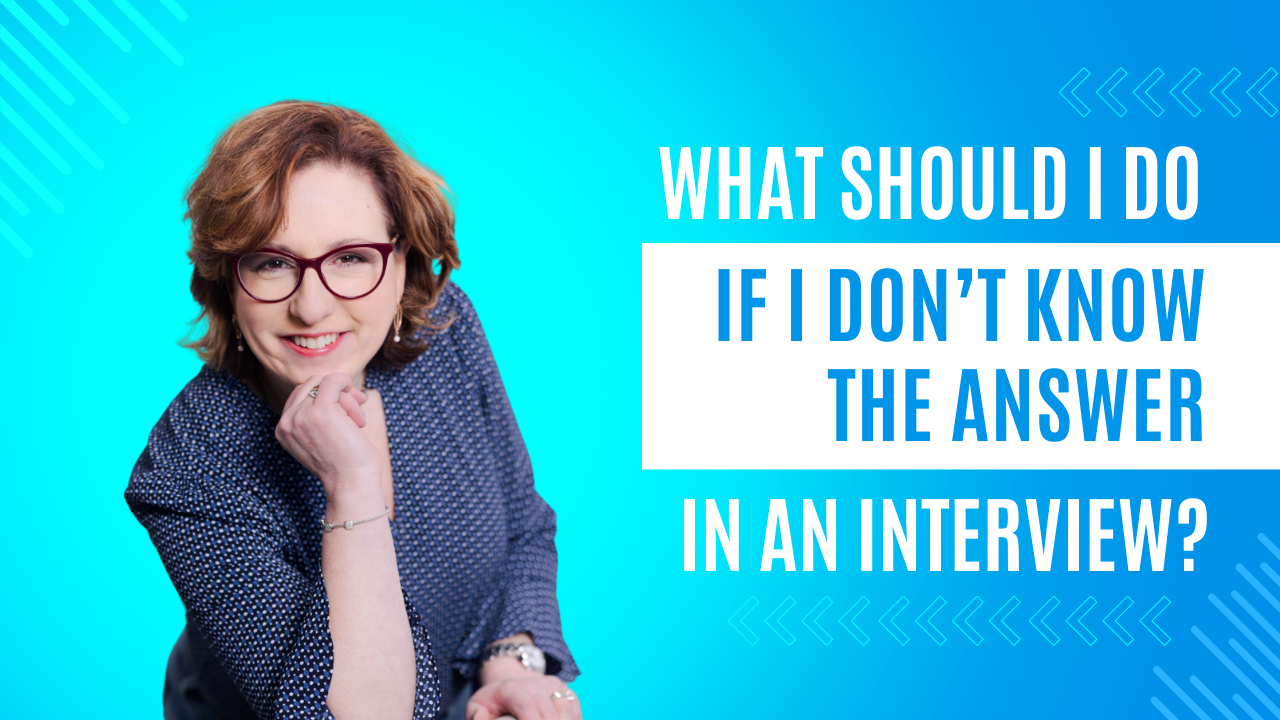 When You Don't Know the Answer to an Interview Question