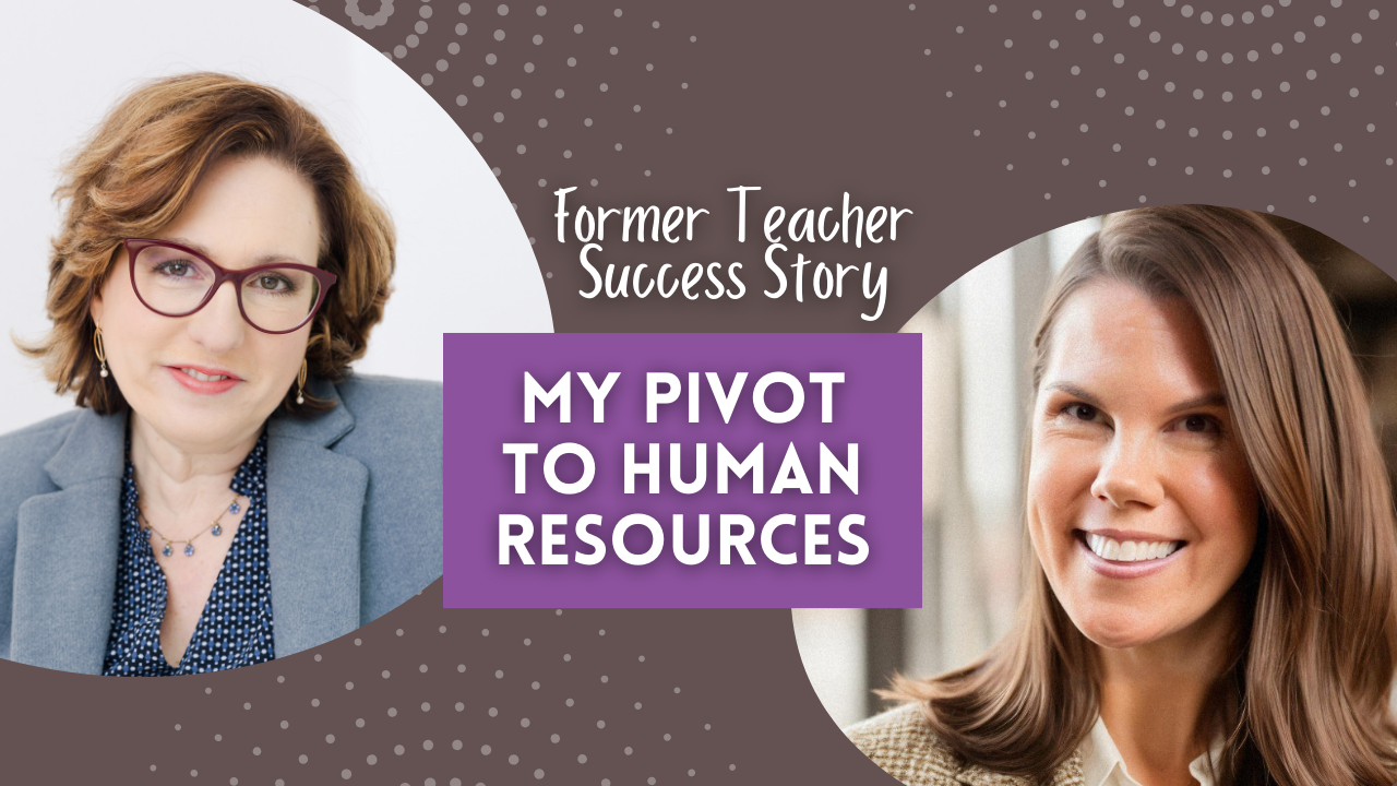 A Theater Teacher's Life Changing Career Pivot!
