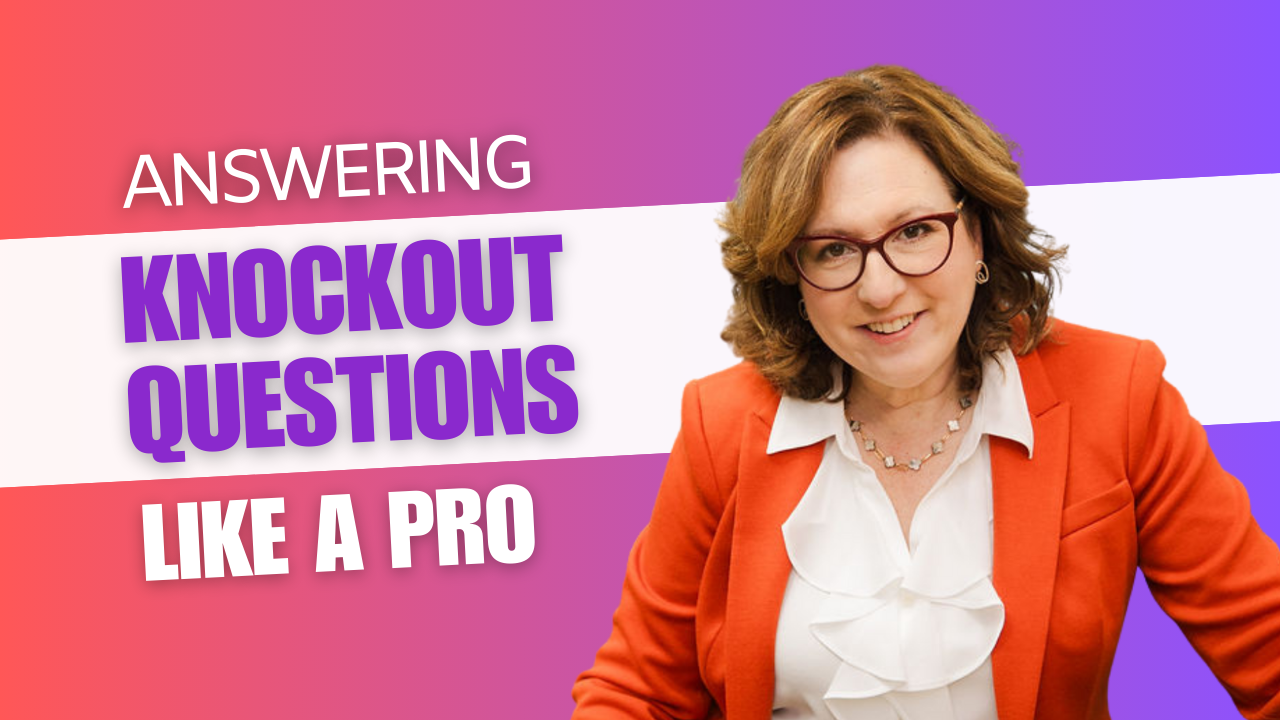 Acing The Knockout Application Questions