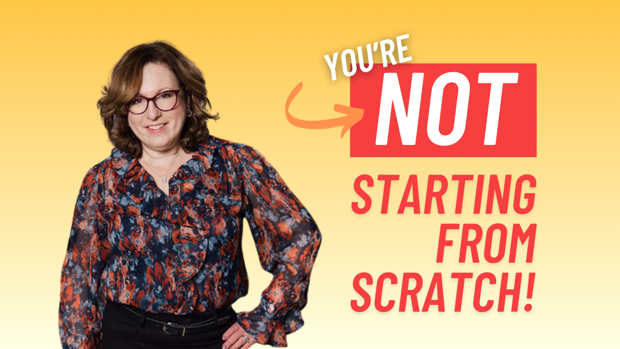 You DON'T Have to Start Over!!