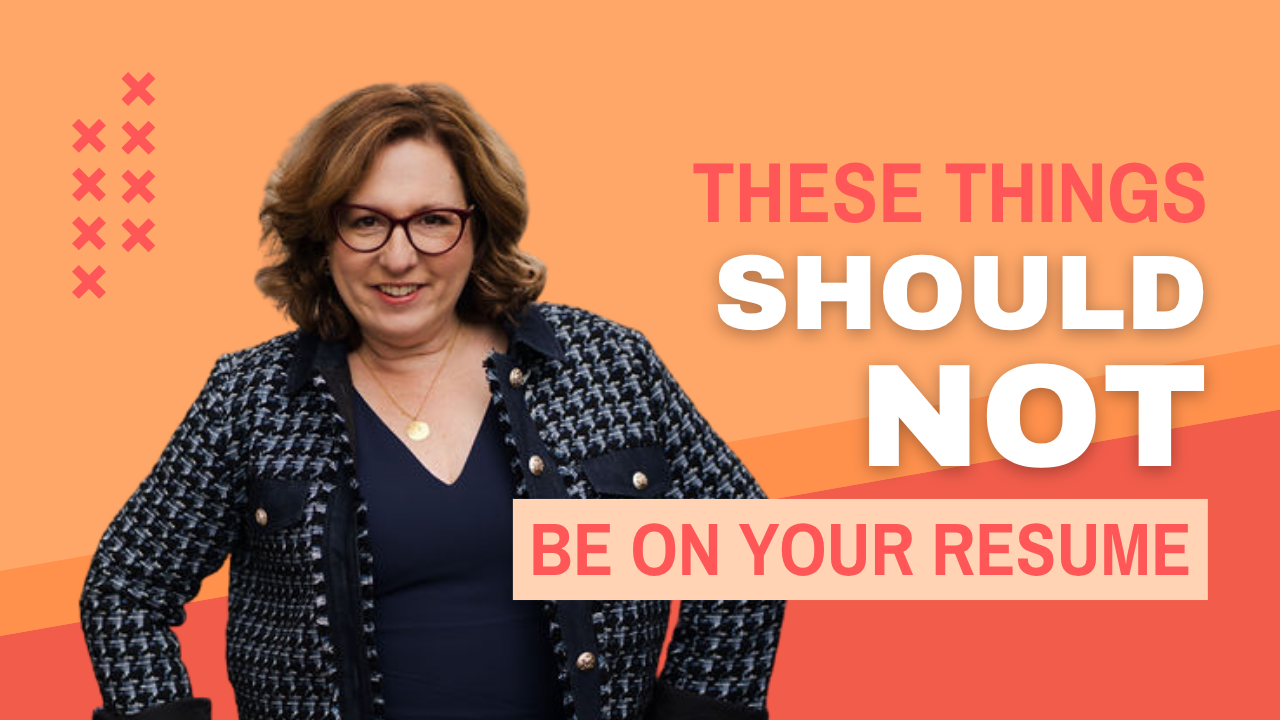 Take These 10 Things OFF Your Resume!