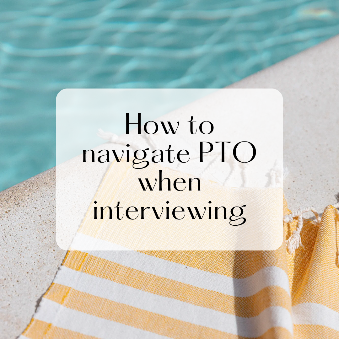 How to Talk About Your PTO