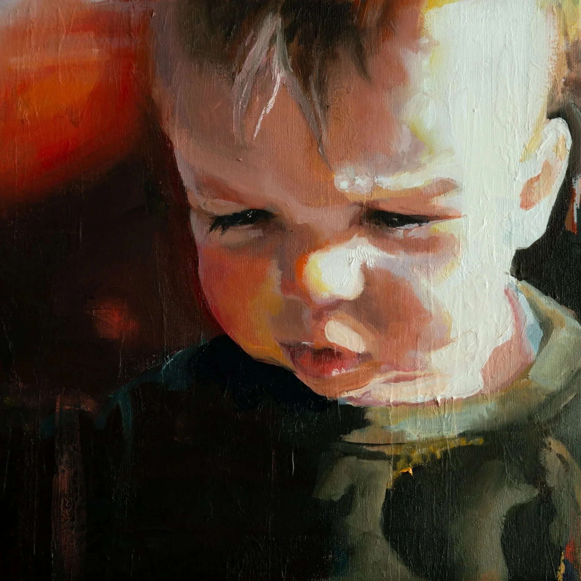 "I Must Nourish Dreams" 30x30cm, Oil on Canvas