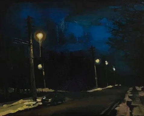 "Nocturne" 90x72cm, Oil on Canvas