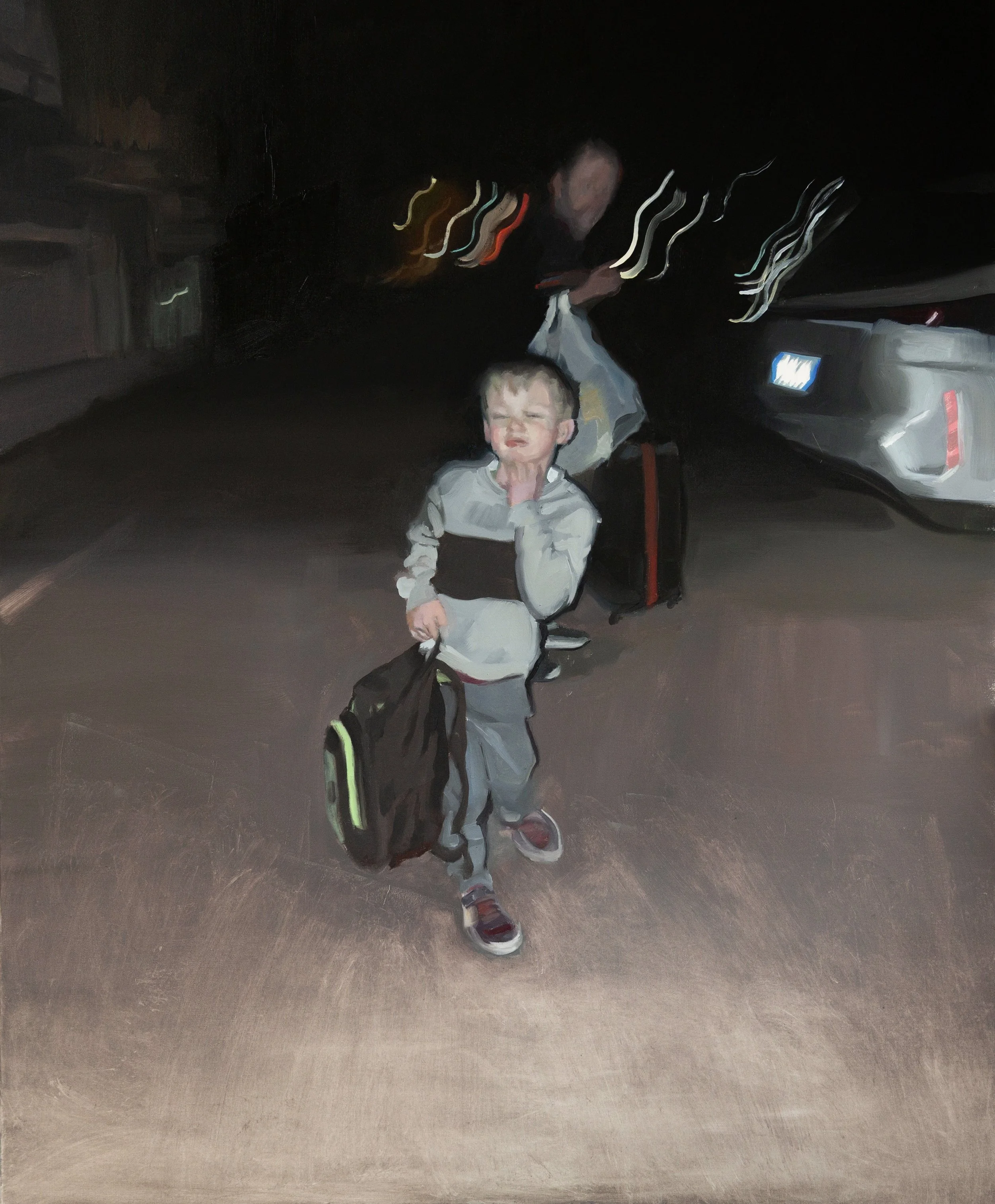 "Leaving" Oil on Canvas