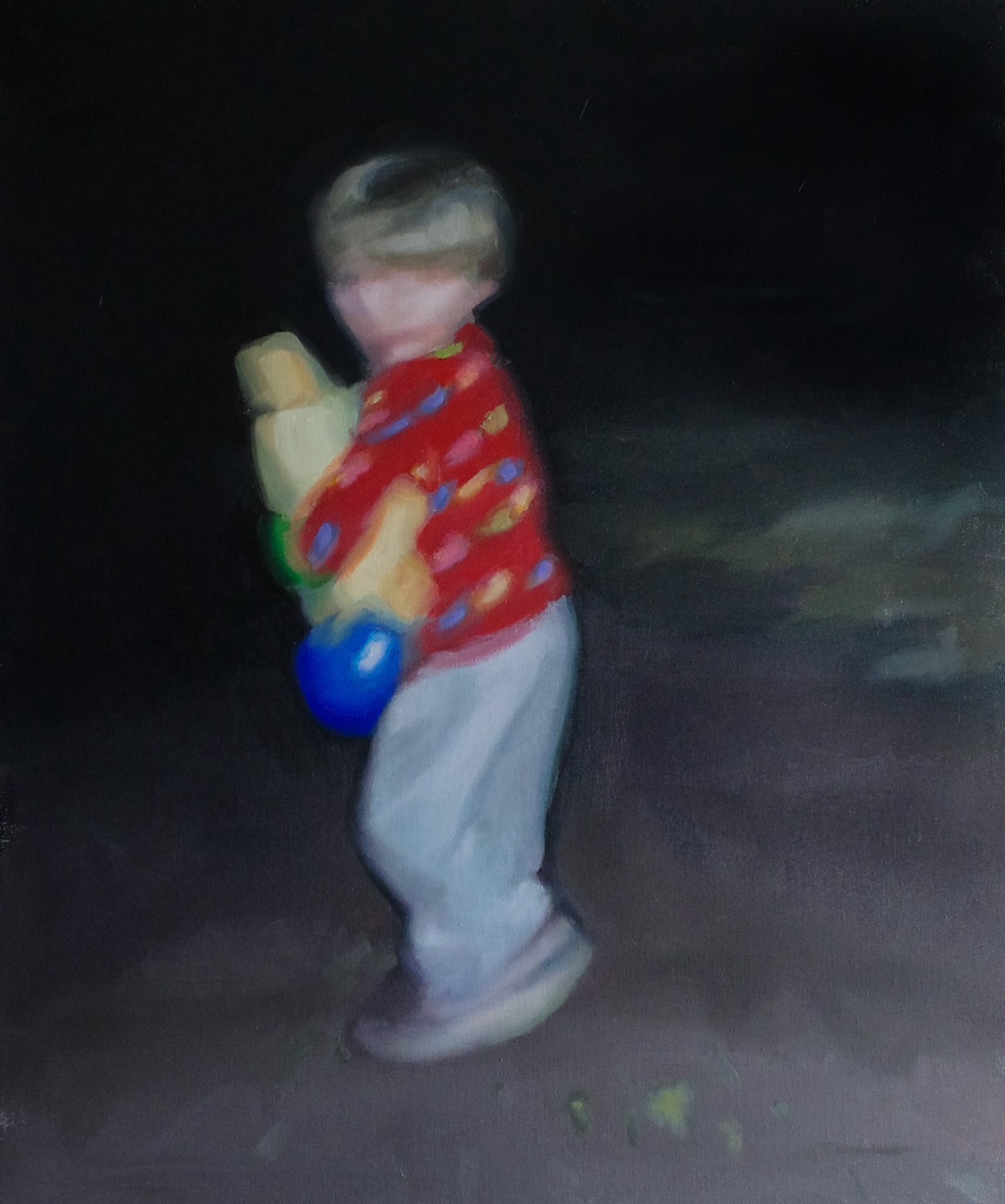 "Christmas Jumper" 60x50cm, Oil on Canvas