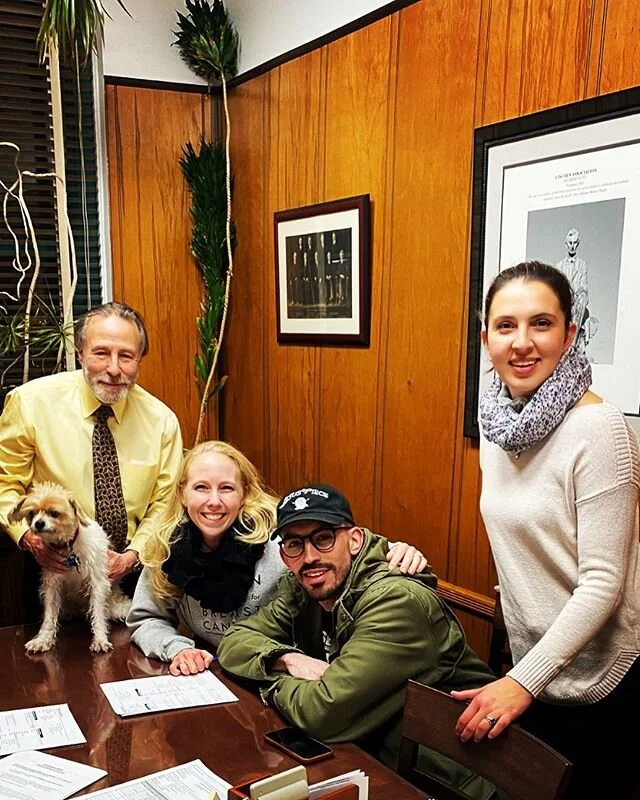 Closed at 54 Magnolia Ave unit 1-5. Congratulations to 
Chloe and Ben. Thank you to Attorney Irwin Rosen and Auggie Doggie. Photo by my partner Phil Rivo. #property #realestatesalesperson #realestate #realestateagent #realestatejerseycity #jerseycity
