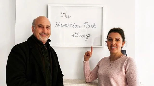 Proud to hang Commissioned piece by Jersey City artist Norm Kirby. @normkirby #jerseycityartist #jerseycityart @thehamiltonparkgroup @armagnoagency @locallivingnj @jerseycitynj @jerseydigs @jerseycity_newjersey