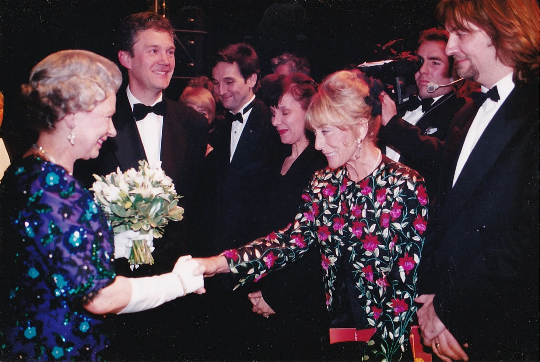 Meeting Queen Elizabeth II at the Royal Command Performance