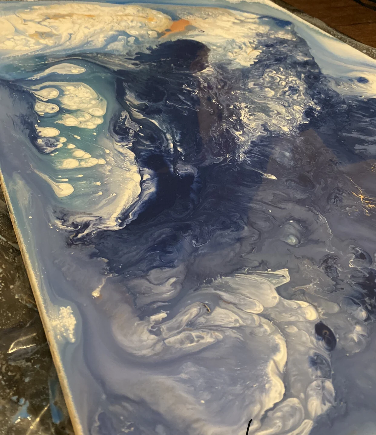 Poseidon’s Realm Painting and Frame