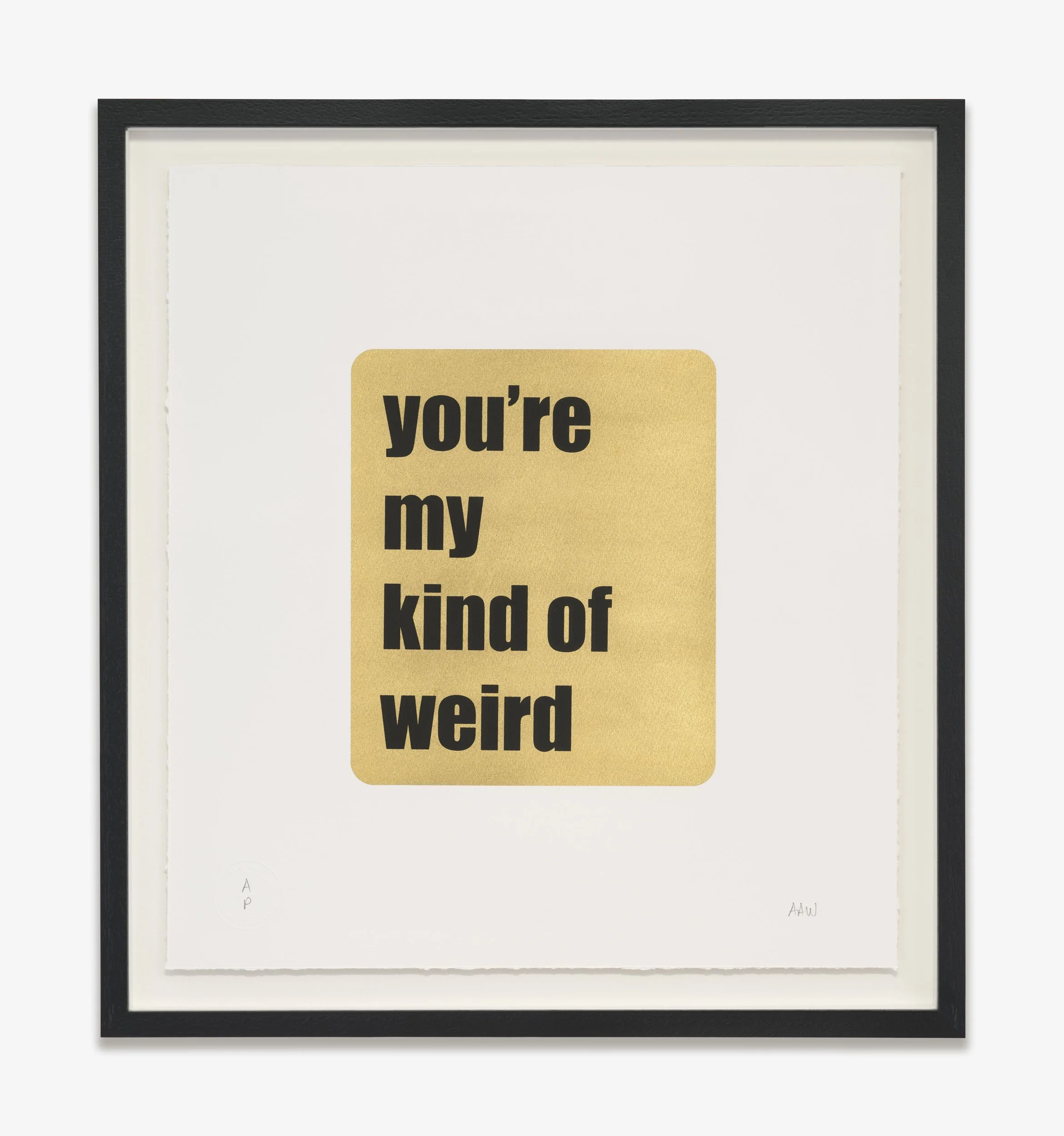 YOU'RE MY KIND OF WEIRD - FRAMED.jpg