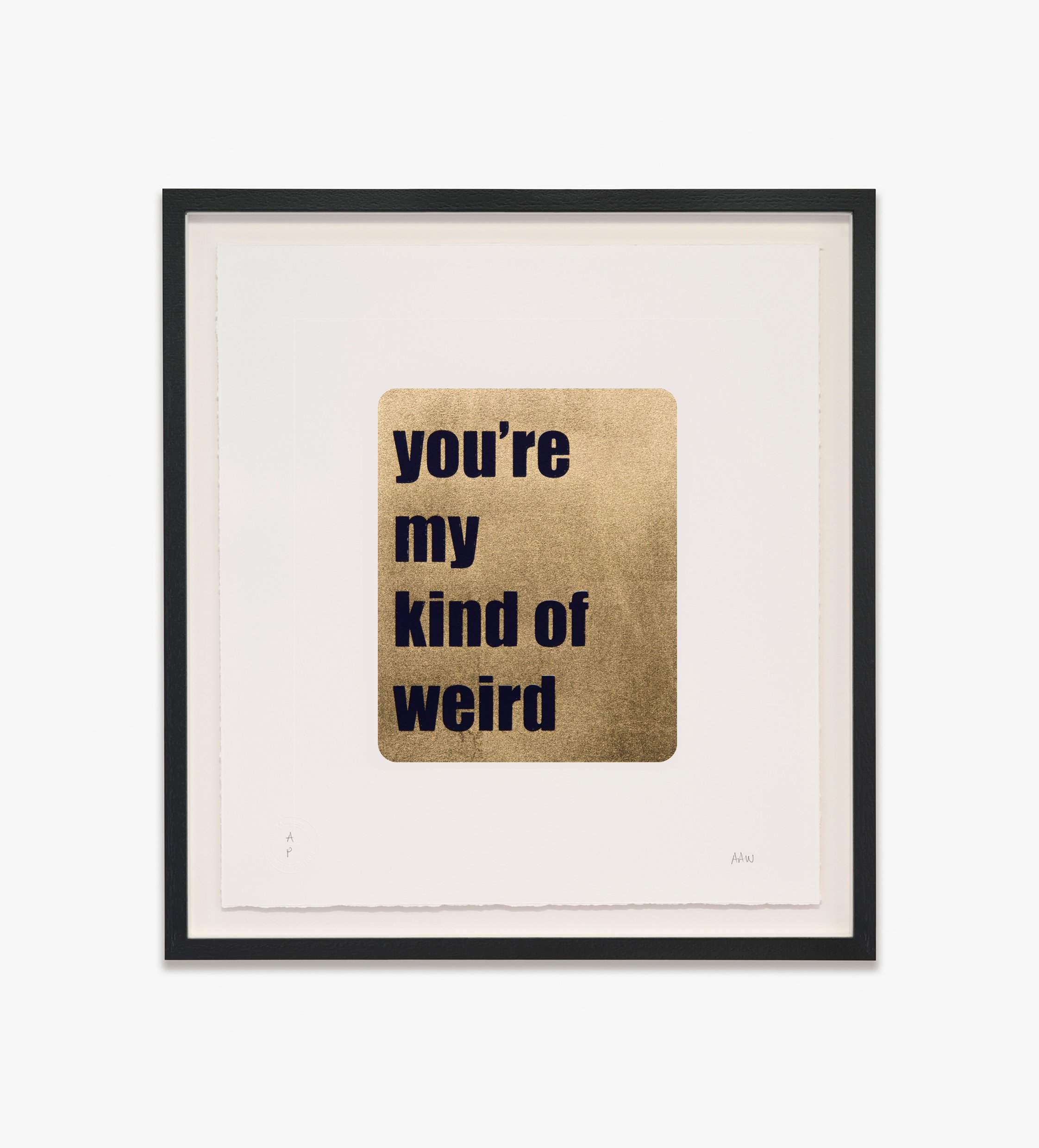 YOU'RE MY KIND OF WEIRD (Reflex) - FRAMED II.jpg