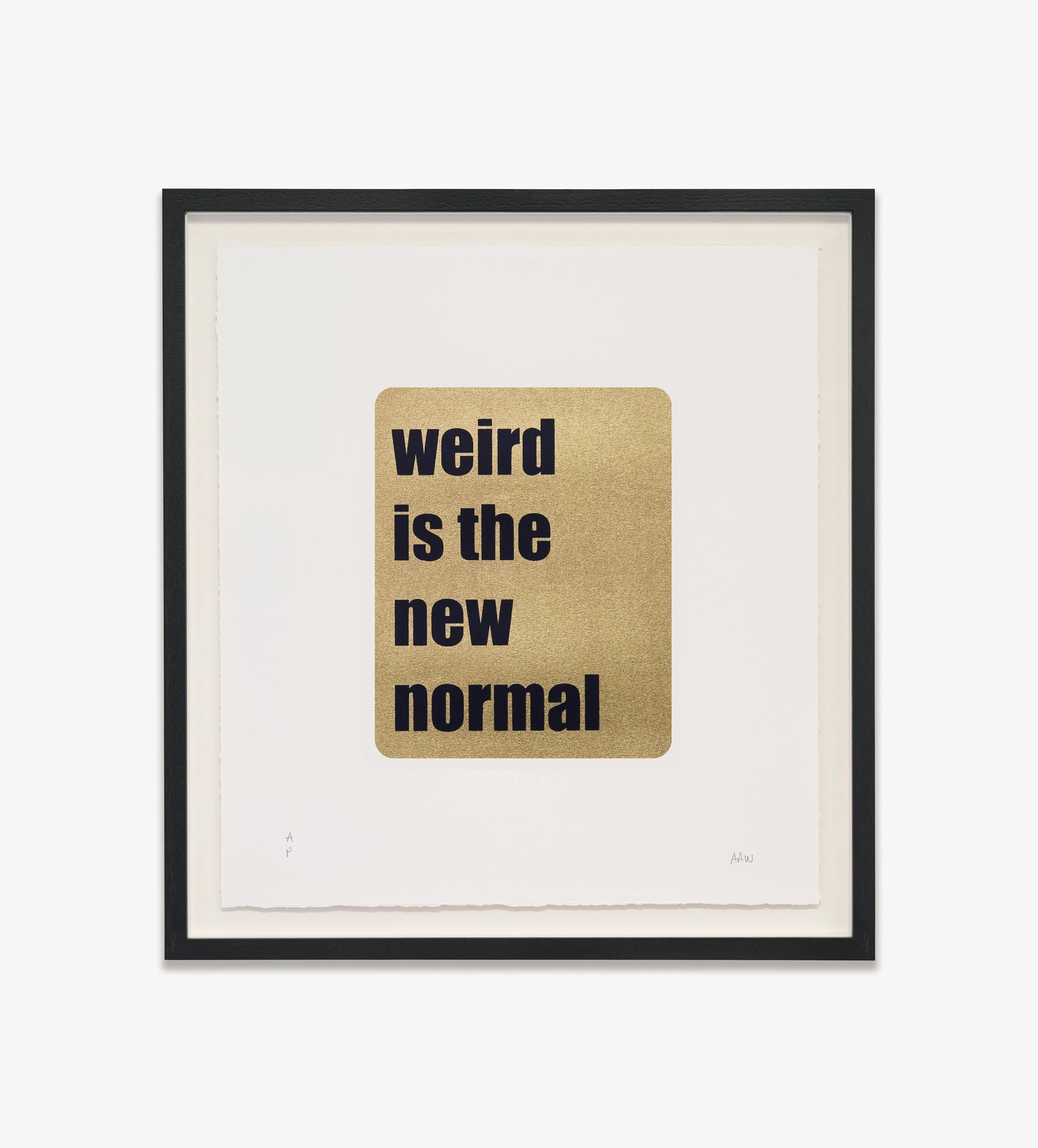 WEIRD IS THE NEW NORMAL (Reflex) - FRAMED II.jpg