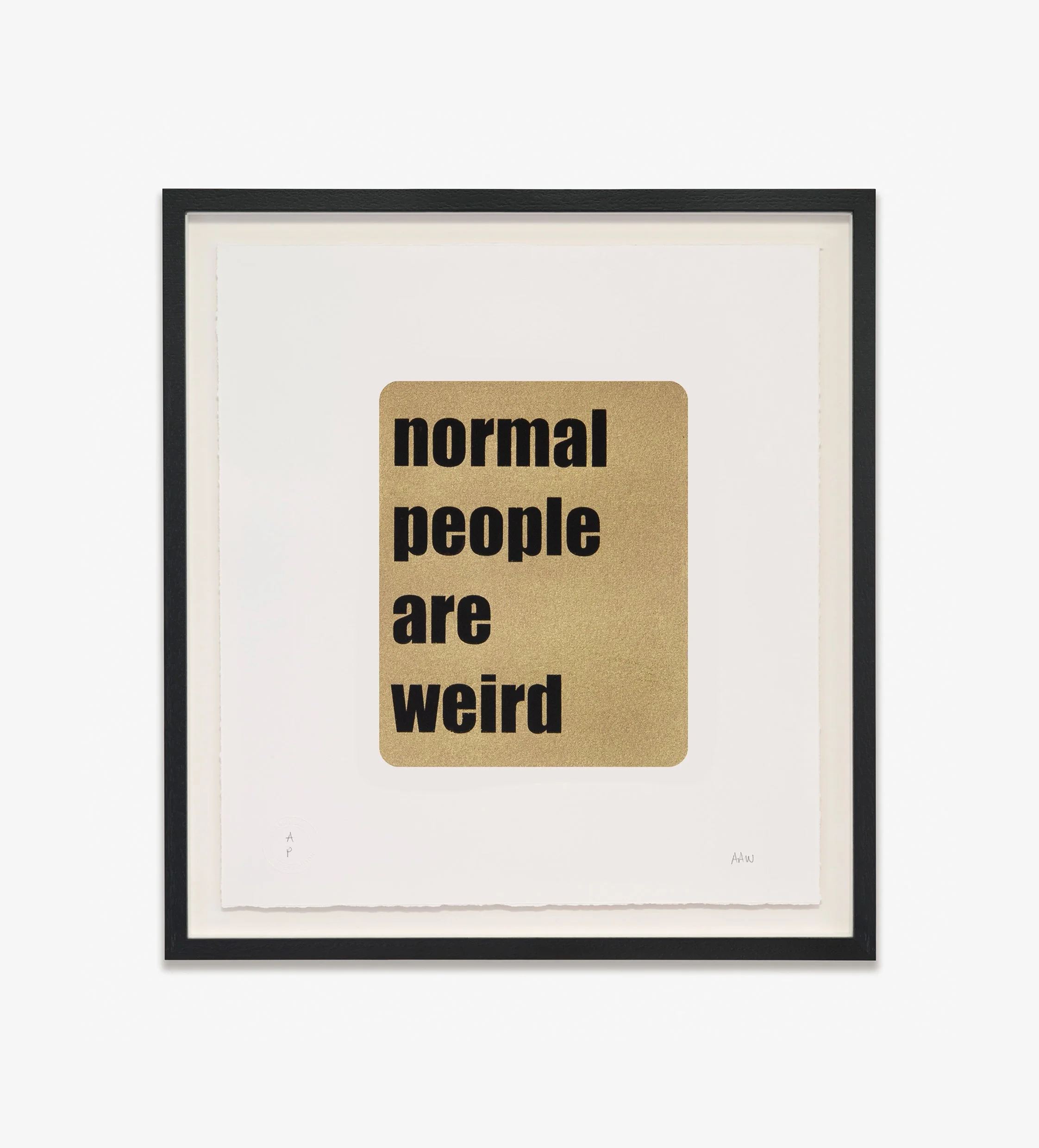 NORMAL PEOPLE ARE WEIRD (Black) - FRAME II.jpg