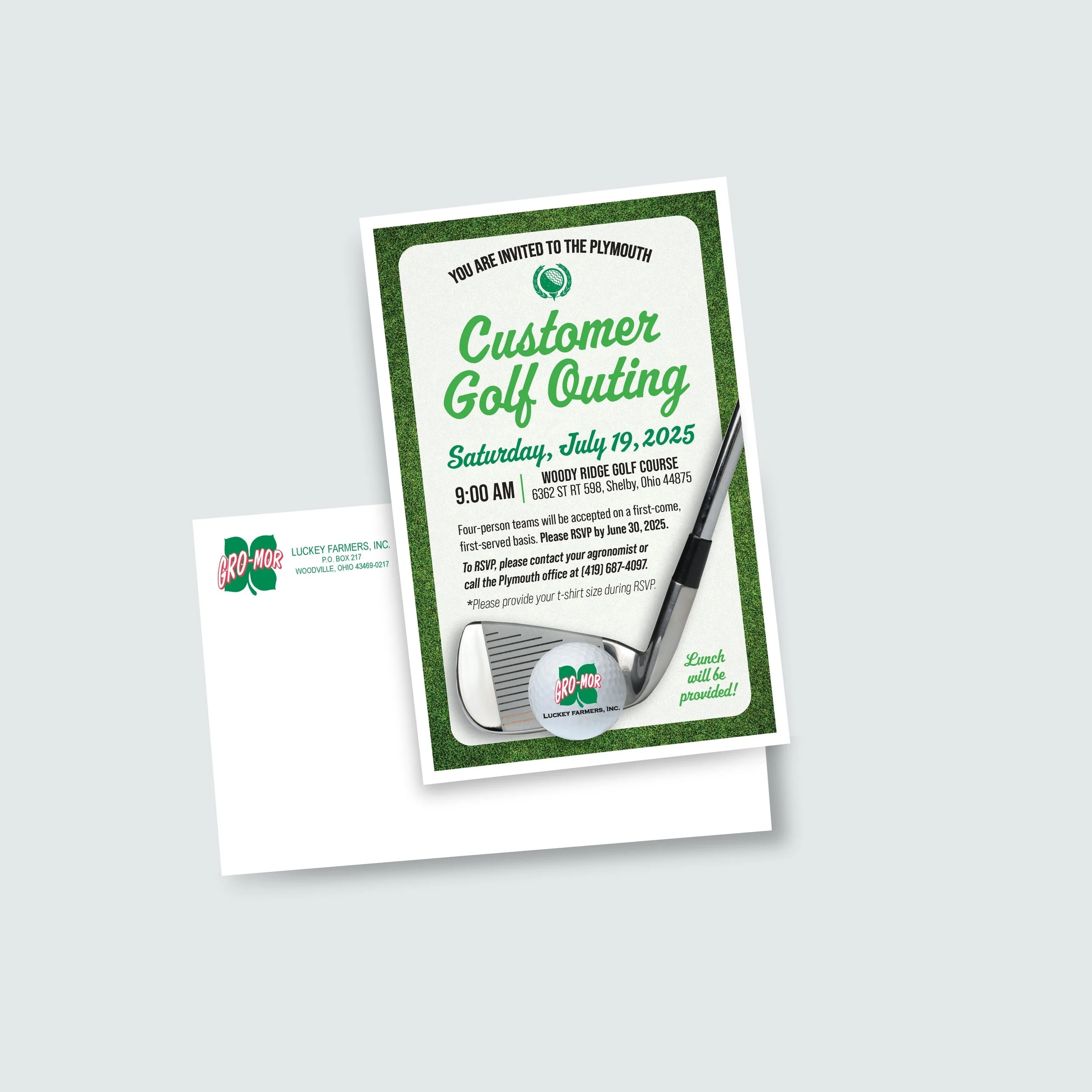  A customer appreciation postcard mailed to select location customers. 