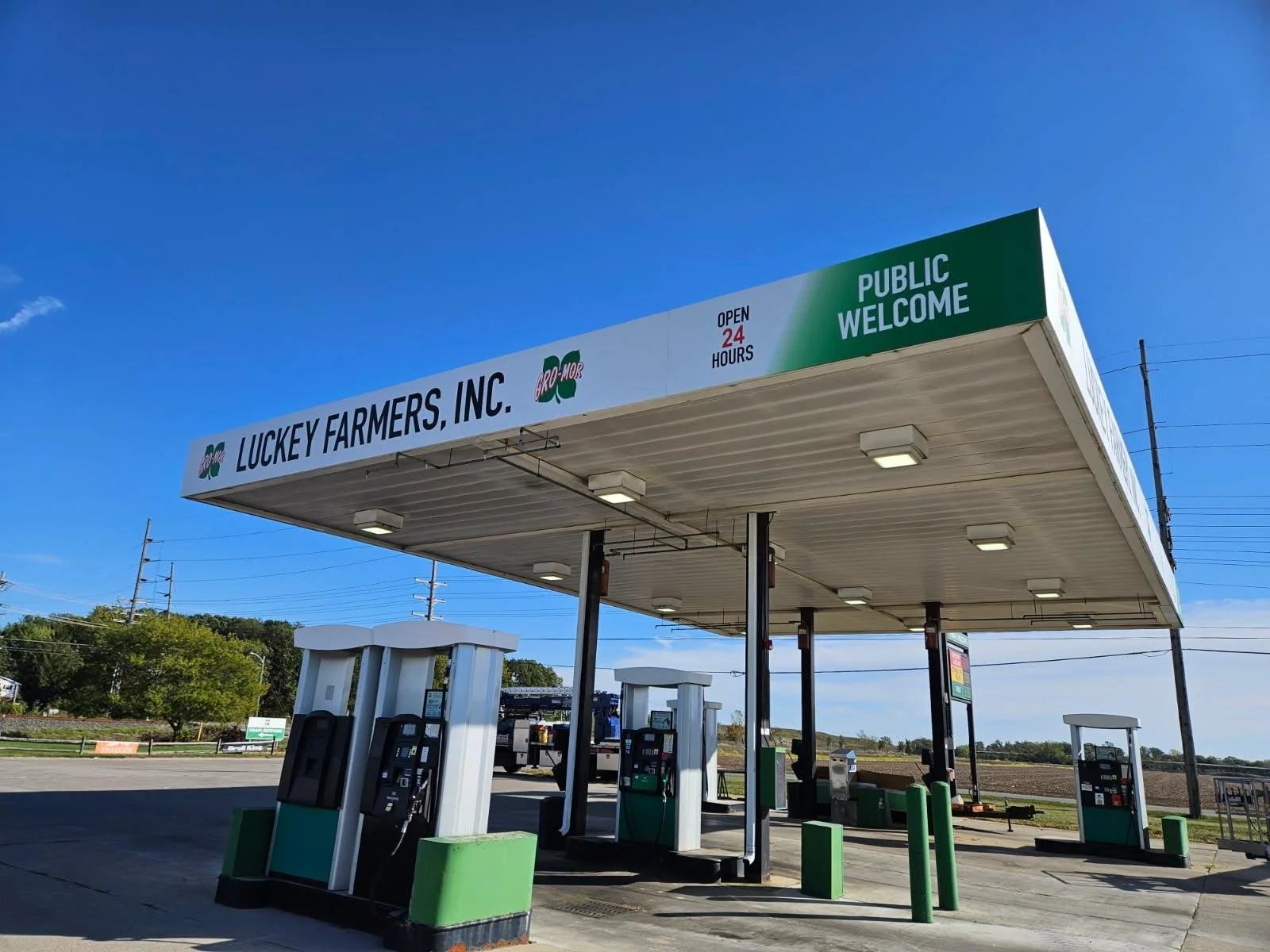  I redesigned the Luckey Farmers Bowling Green Fuel station. These photos were provided by CGS Imaging during the installation.  