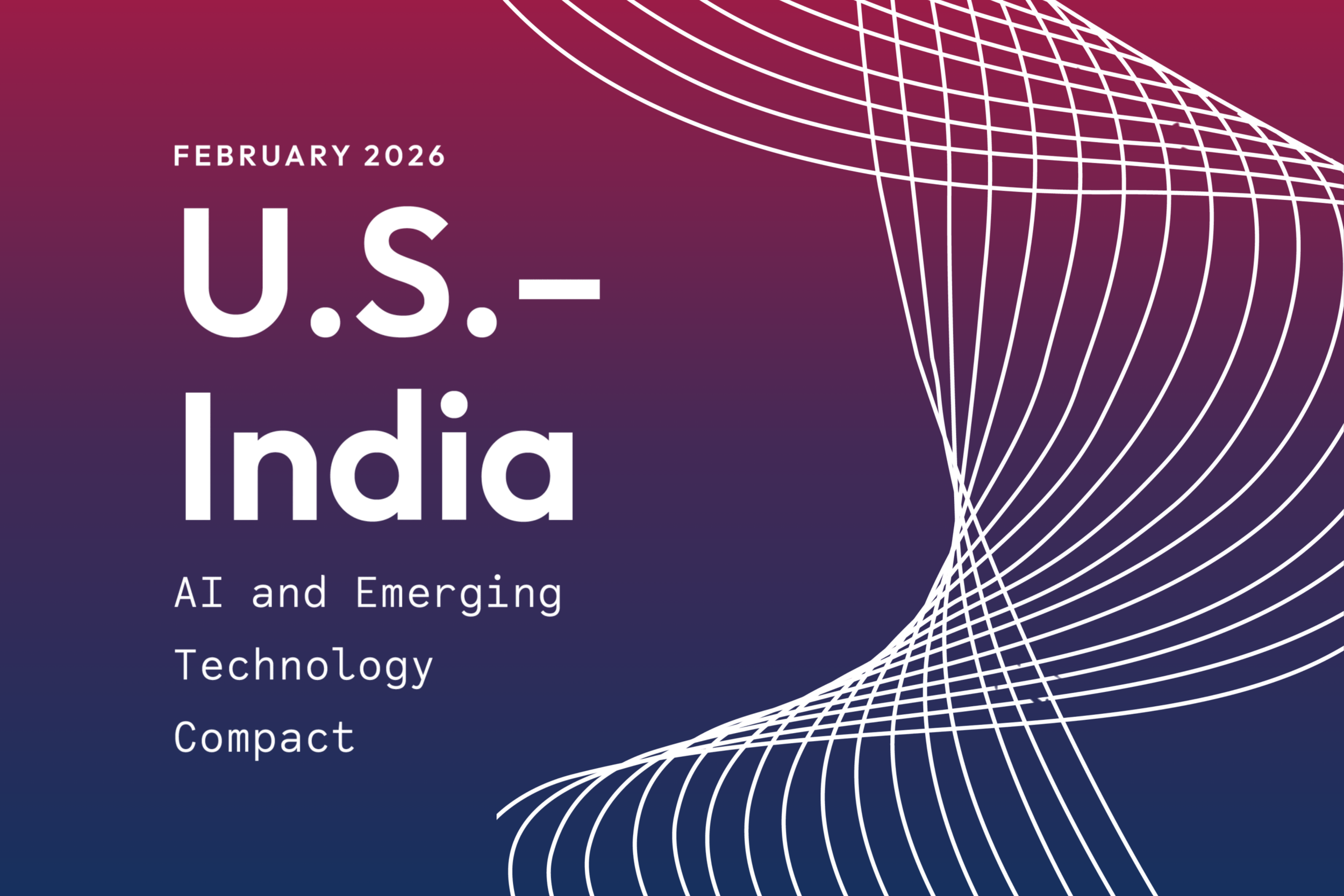U.S.–India AI and Emerging Technology Compact