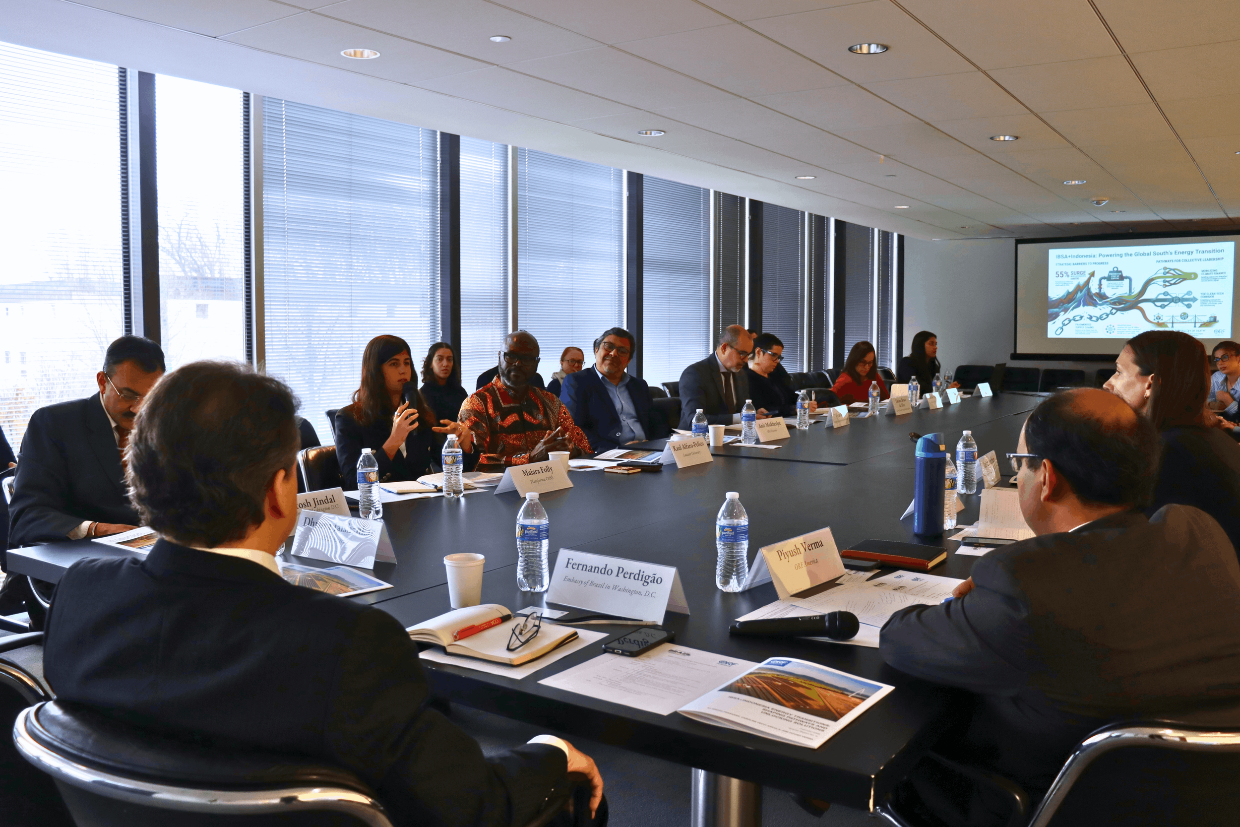 IBSA+Indonesia Energy Transition Roundtable at the Embassy of Brazil, Washington, D.C.