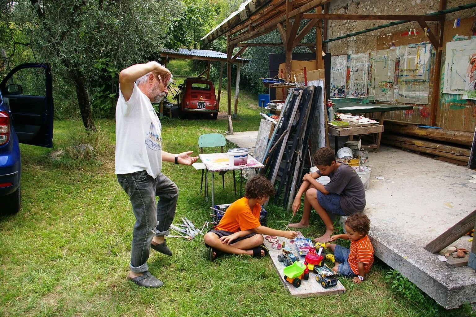 A Backyard Art Studio