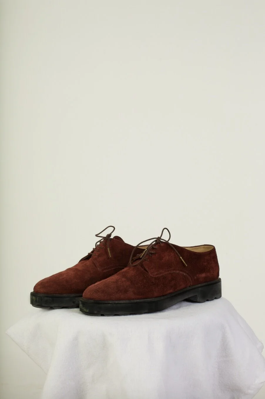 90's brown suede Oxford Shoes by Pons Quintana, Size 37