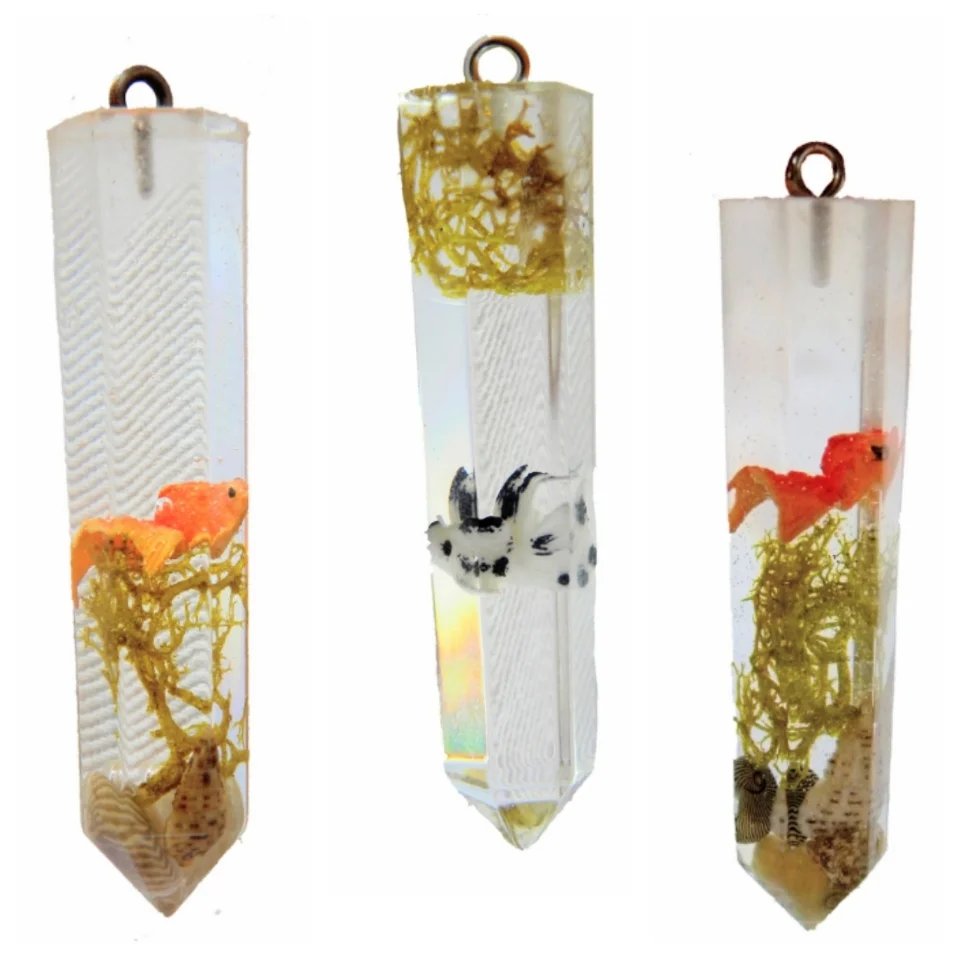 Under the Sea crystal pendant