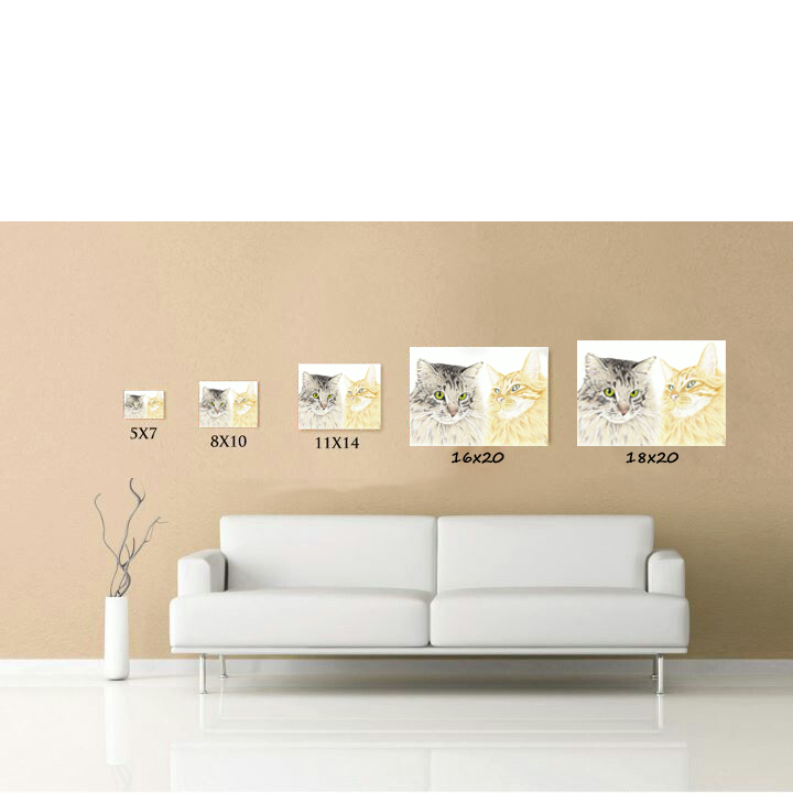 Booking Small Pet Portrait under 3x3 - 5x7
