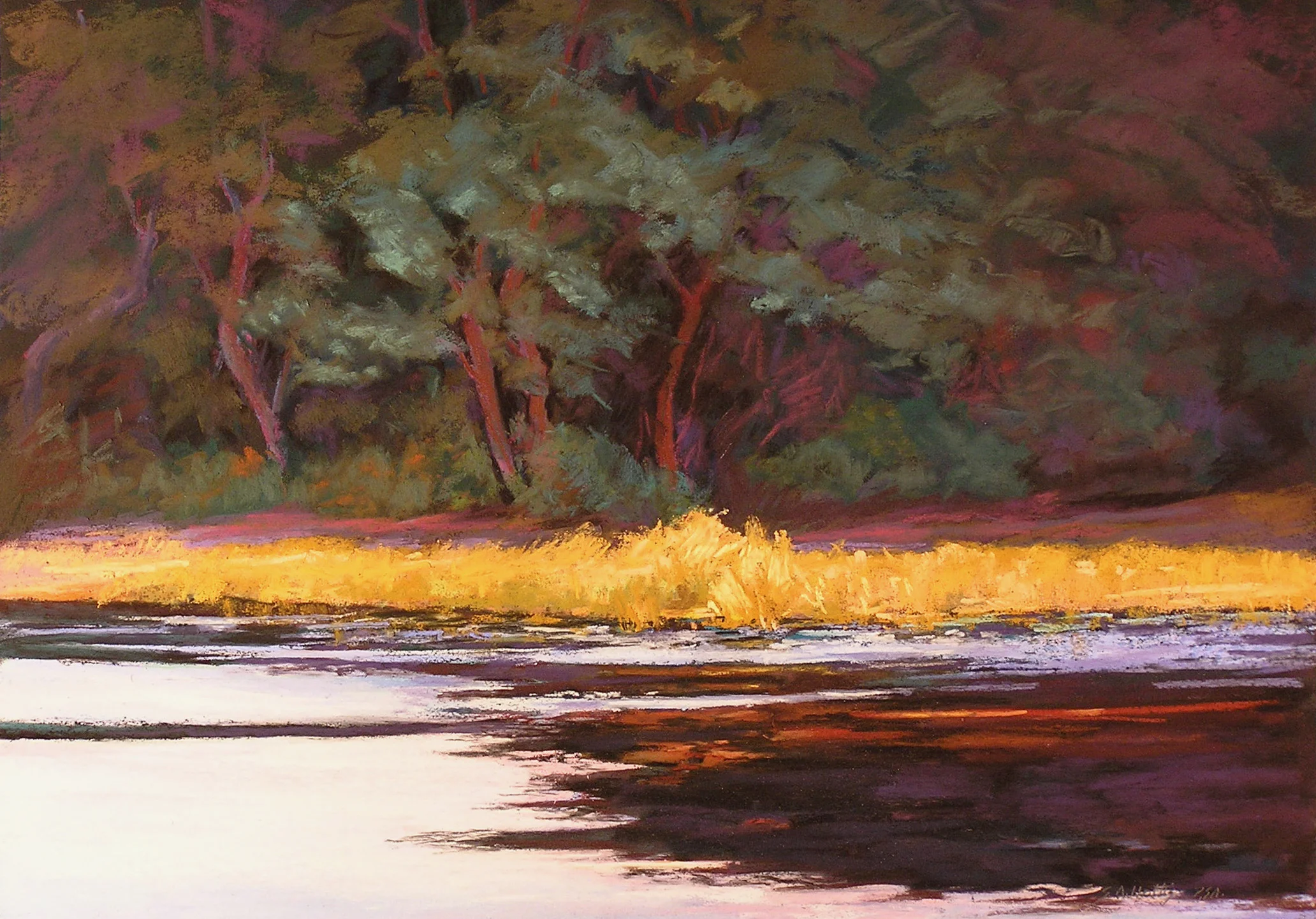 Morning Gold - Slice – 12" x 18”