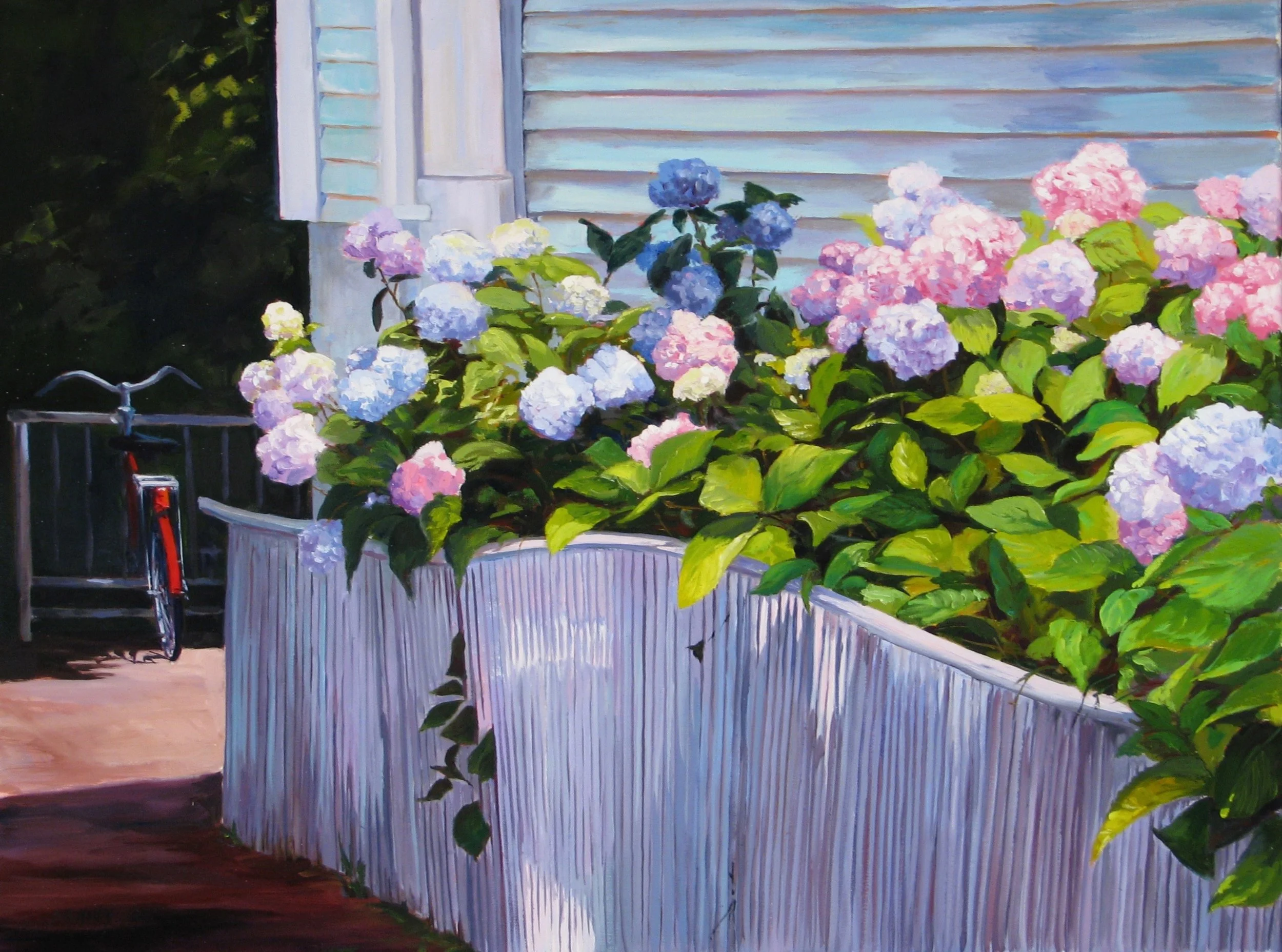 The Red Fender – 18" x 24"
