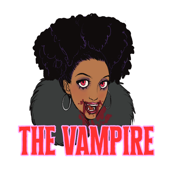 Man Eater "The Vampire" Sticker