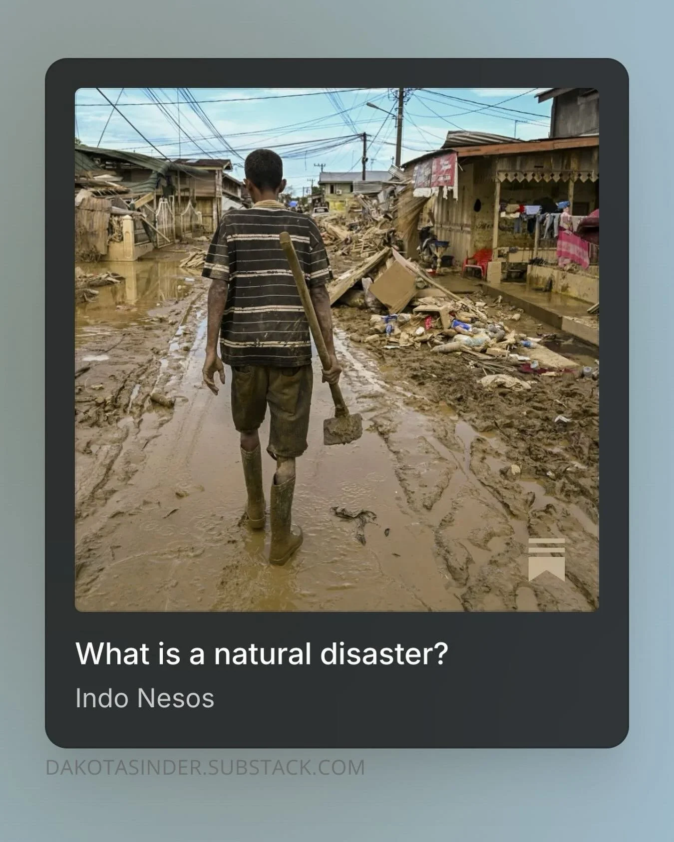 Recently, devastating floods hit Sumatra, the island where my family hails from, where my grandparents grew up. 

I&rsquo;ve only visited twice in my life, so I can hardly call it home, and yet, I remain tethered. 

It is home to many Indonesian inte