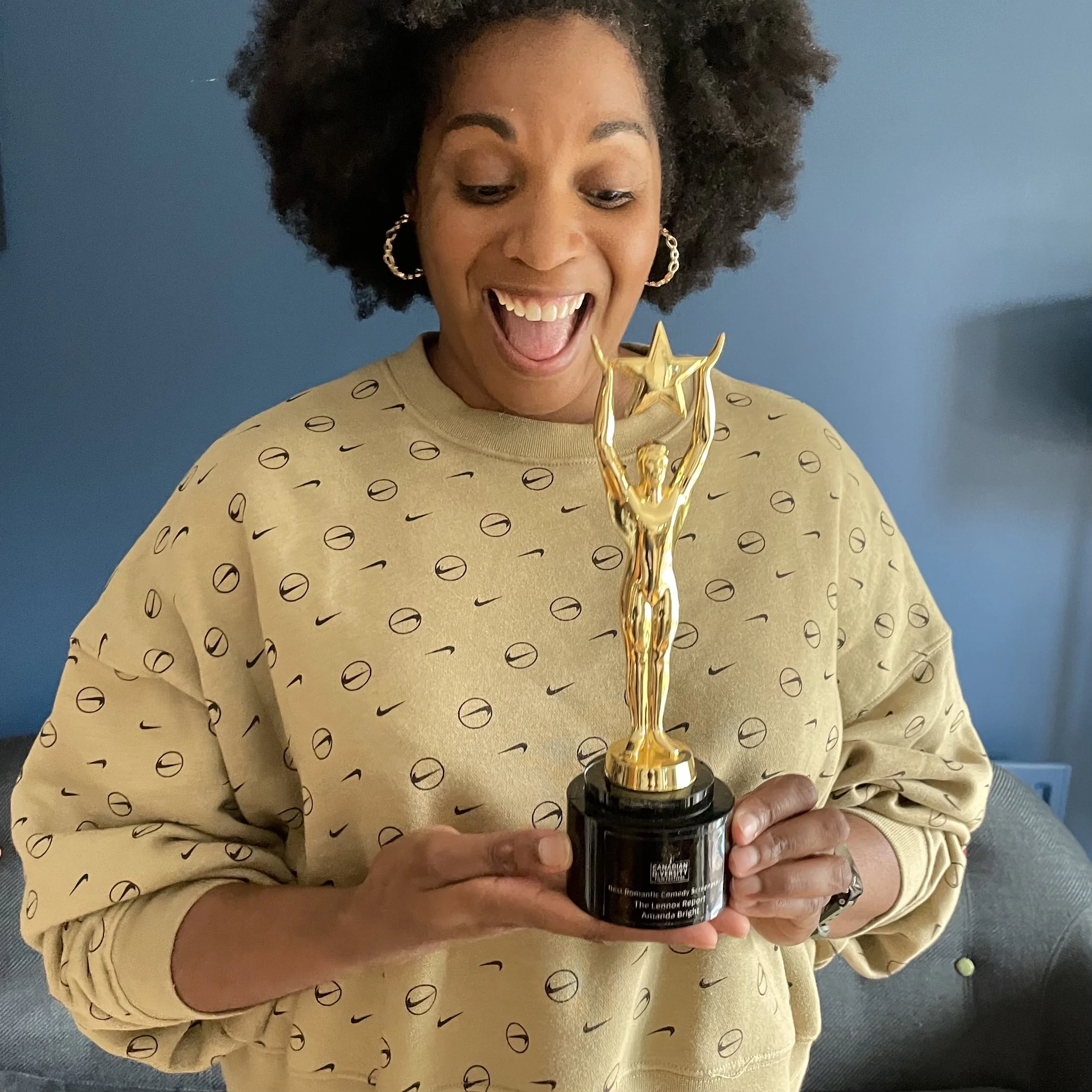 Award-winning screenwriter!