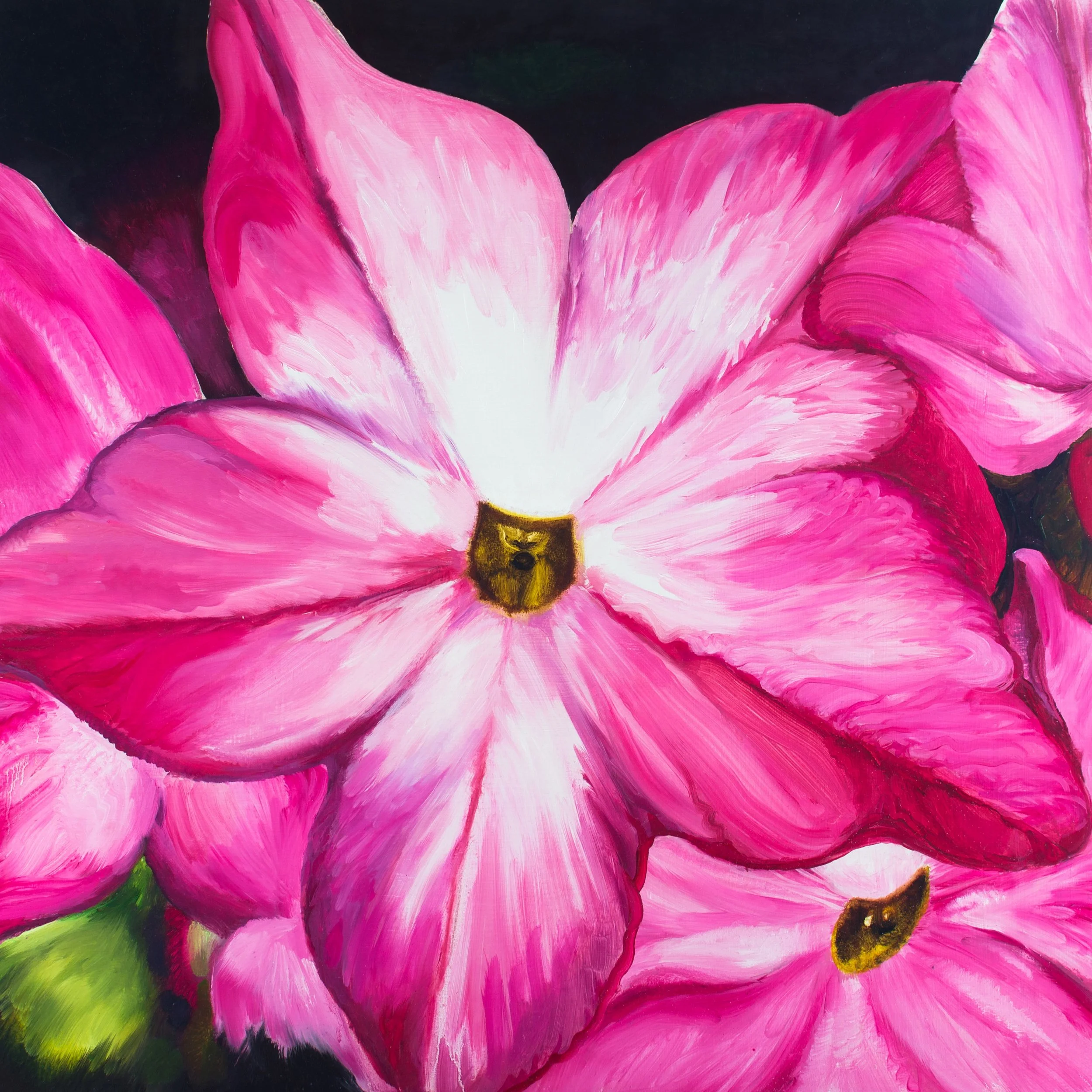   LIZ'S FLOWER  / 24” x 24“   SOLD 