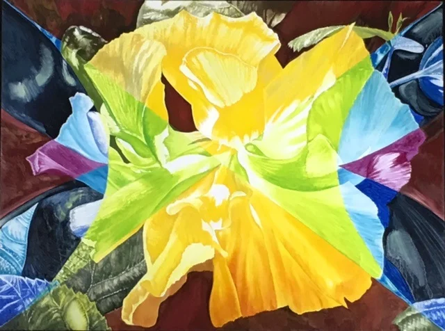   MOONFLOWER  / 30” x 36”  SOLD 