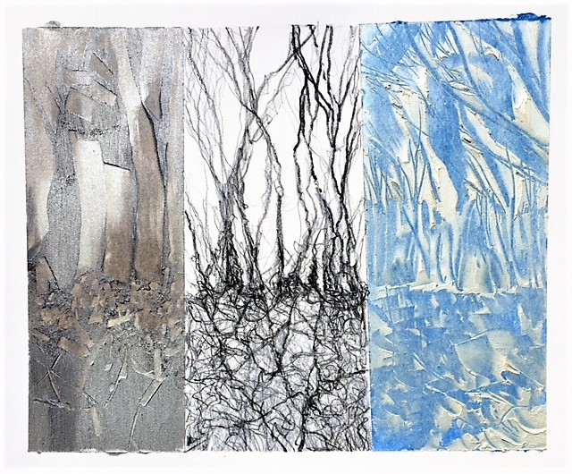   BARE TREES  / 9” x 11” 