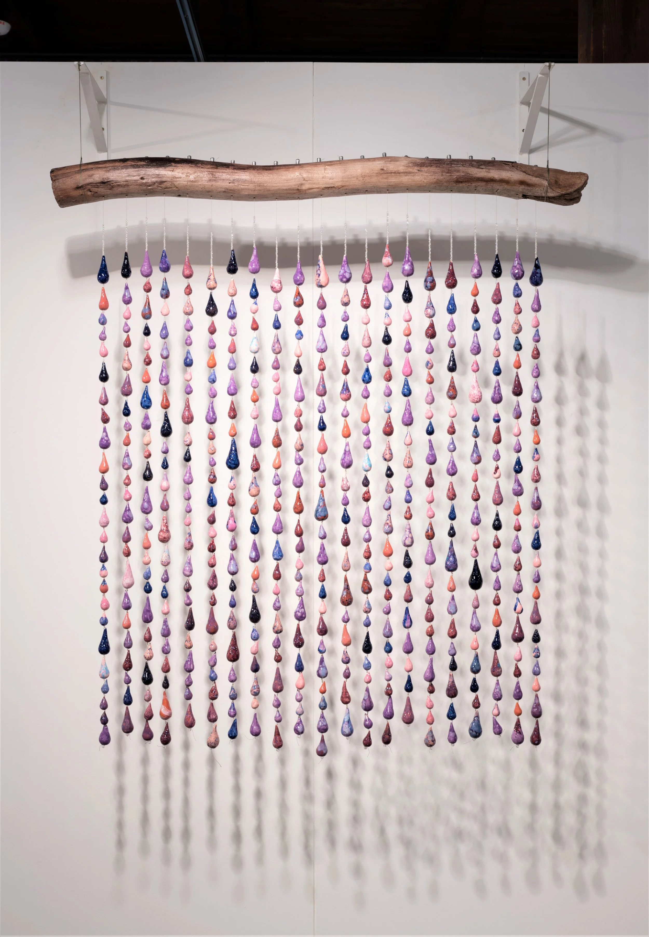 RAIN CURTAIN, ceramic sculpture