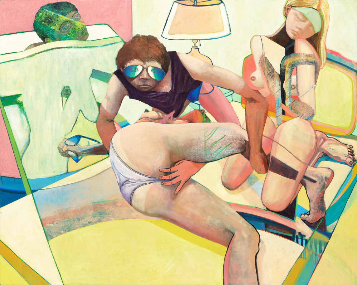‘Catamaran’ 2017, Oil and charcoal on canvas, 121.9cm x 152.4 cm