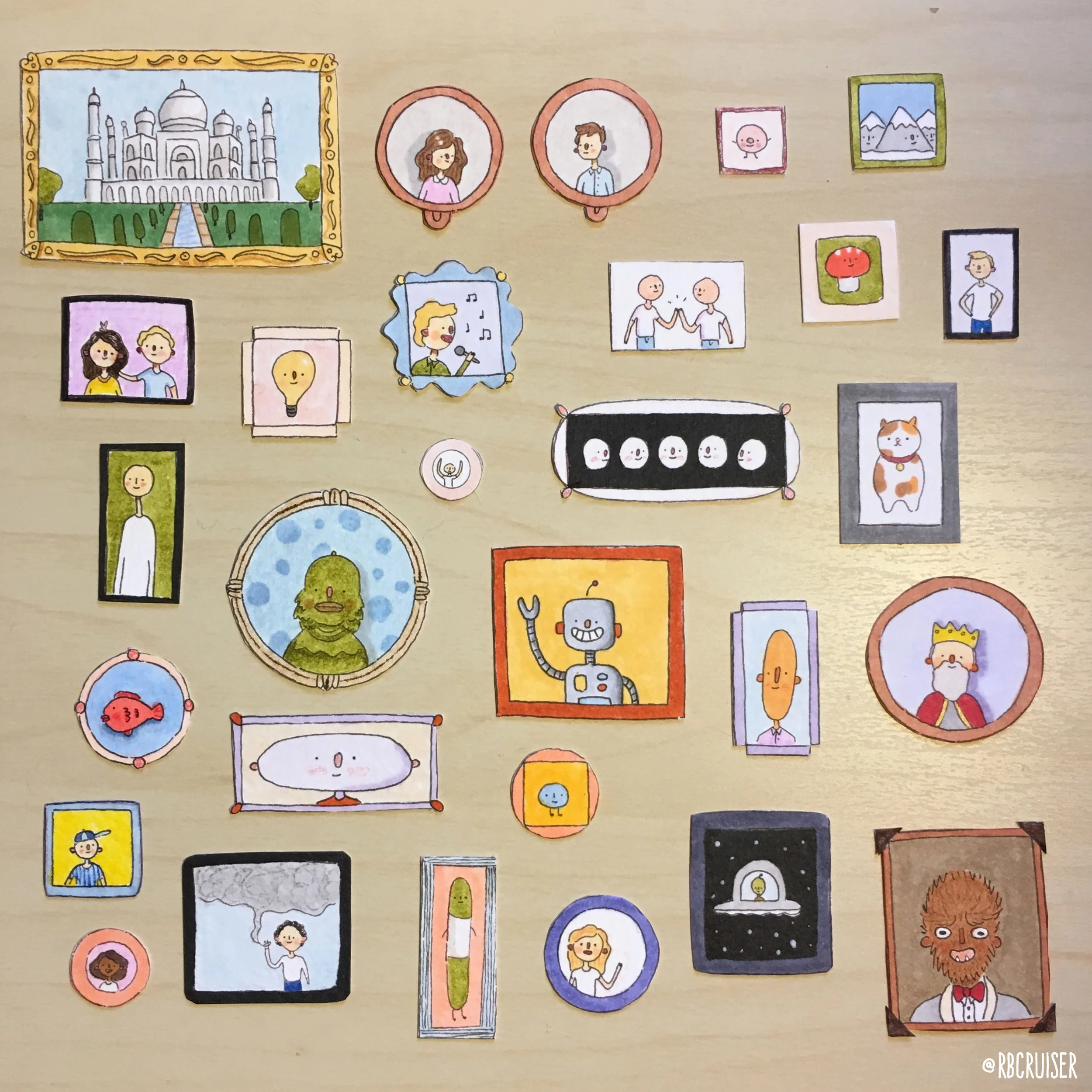 10 Piece Mini Painting Grab Bag!