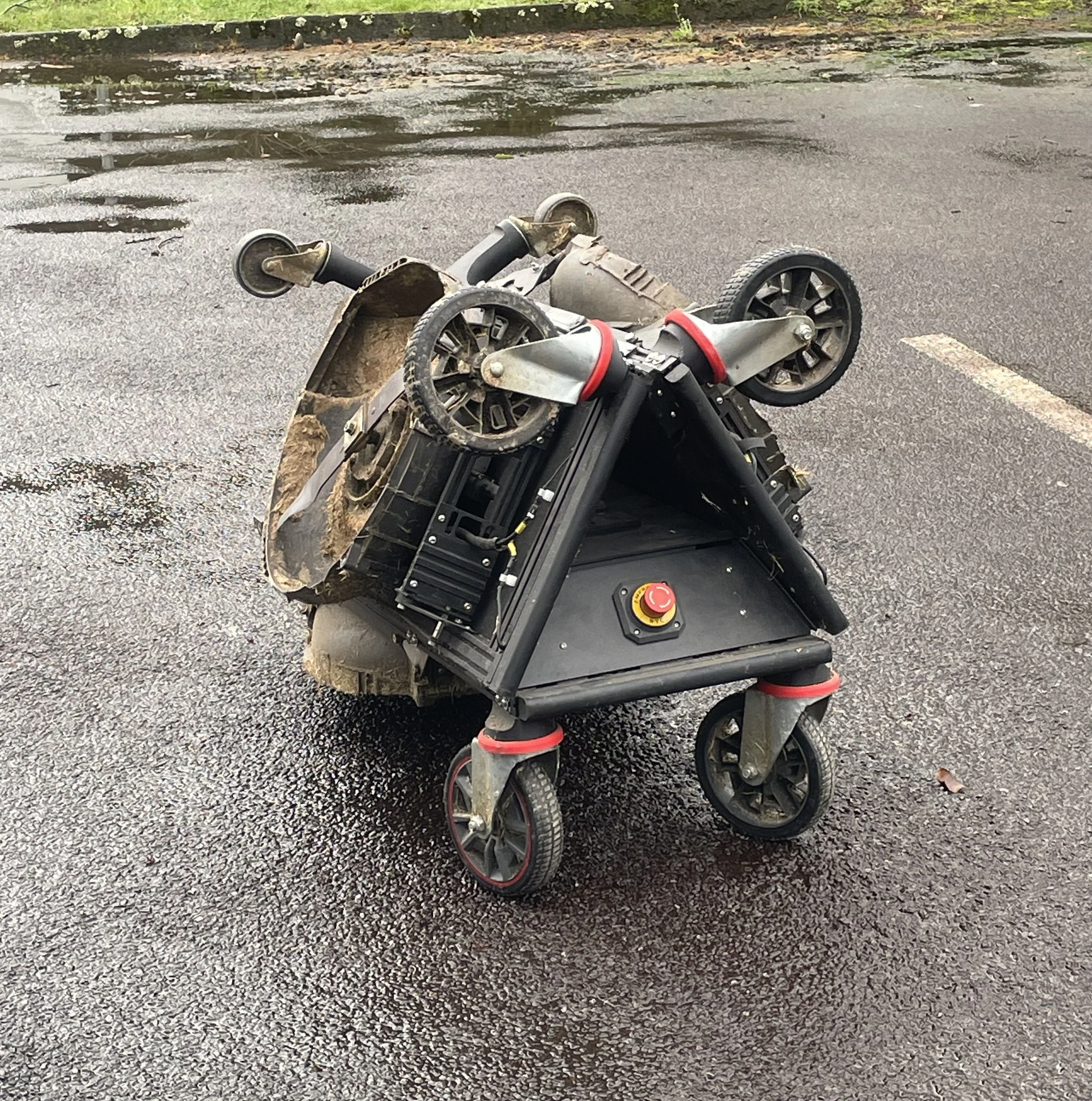 compact ride on mower autonomous robot lawn mower commercial sports fields schools estates