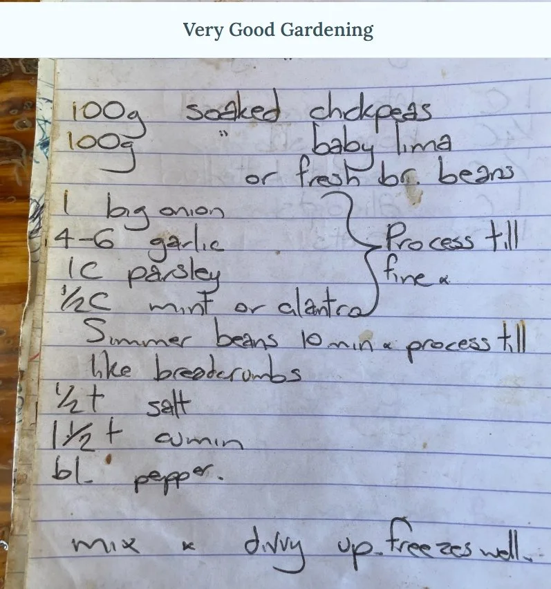 broad bean falafel recipe