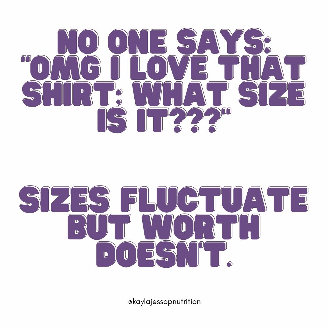Ok would also like to add that standardized sizing literally doesn&rsquo;t exist. Your worth is not attached to those old jeans that you are keeping around to &ldquo;hopefully fit into&rdquo; again. Your worth is not attached to going up a size or go
