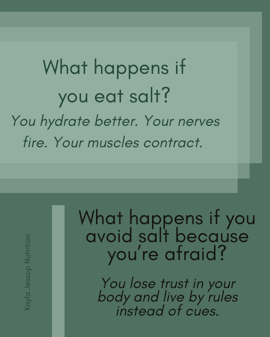 Myth: Sodium Is Bad for You