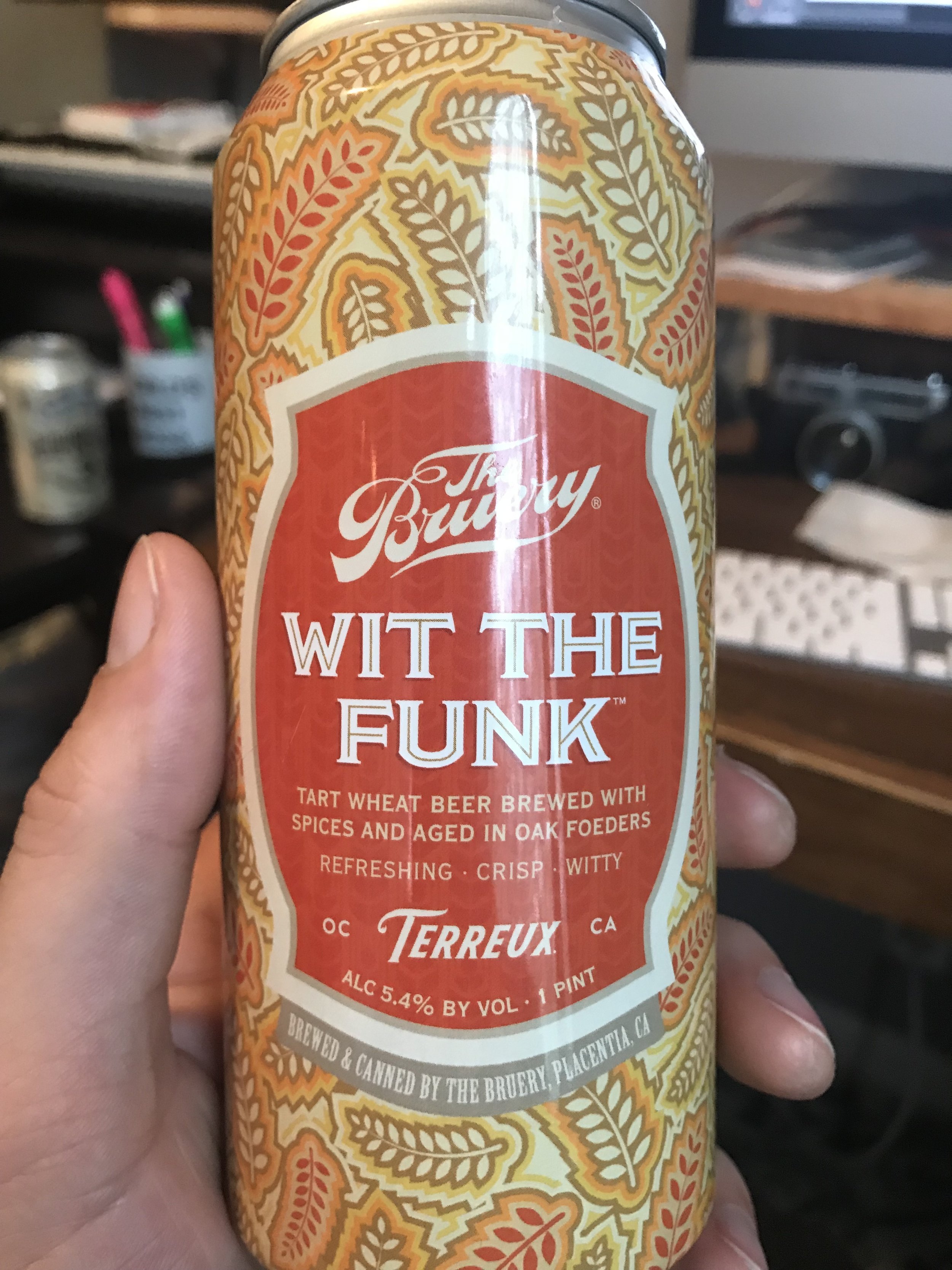 Bruery Terreux "Wit the Funk" ★★★ 1/2