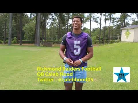 CFI Interview - QB Caleb Hood - Richmond County Raiders