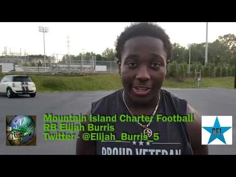 CFI Interview - RB Elijah Burris - Mountain Island Charter Raptors