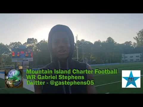 CFI Interview - WR Gabriel Stephens - Mountain Island Charter Raptors