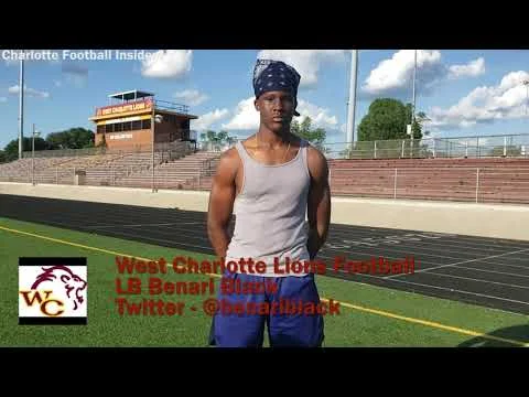 CFI Interview - LB Benari Black - West Charlotte Lions